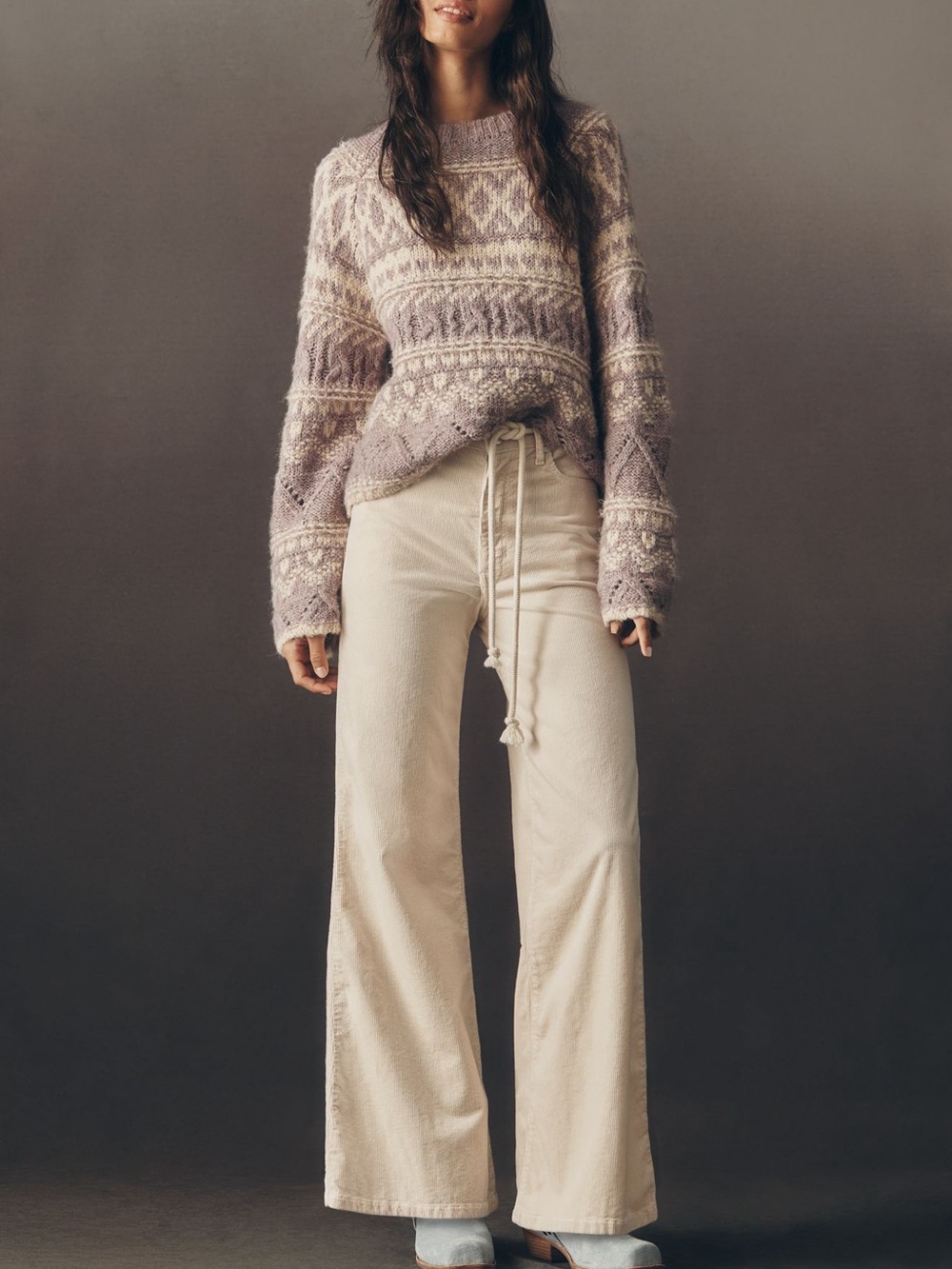 Pilcro The Robbie Corduroy High Rise Flare Pants NWOT - Picture 1 of 6